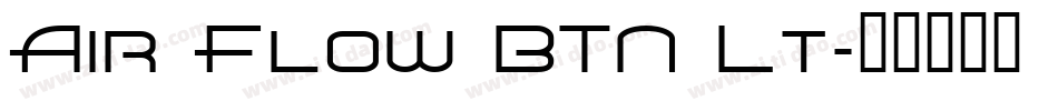 Air Flow BTN Lt字体转换
